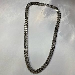 Stainless Steel Waterproof Curb Chain Necklace